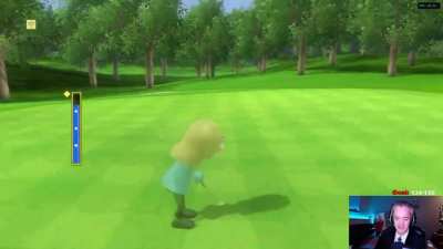 Dumbass can’t golf