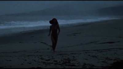 Lisa Glazer and two fishmen (Humanoids From the Deep, 1980)