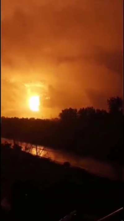 Explosion In An Aluminum Factory, After The Flooding In China.