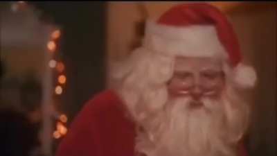 He’s loading a glock, He’s shooting it twice, He’s gonna find out if he needs to use a knife, Santa Claus is coming for you