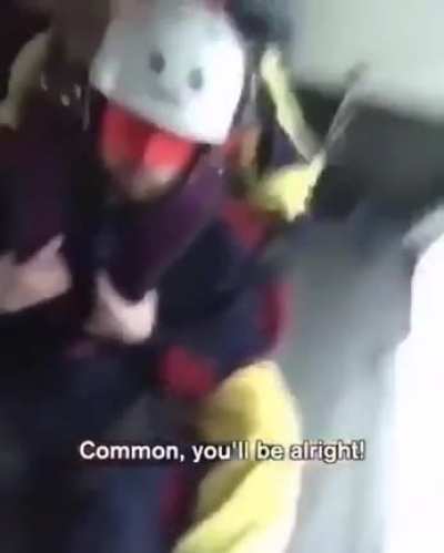 It's a long way down