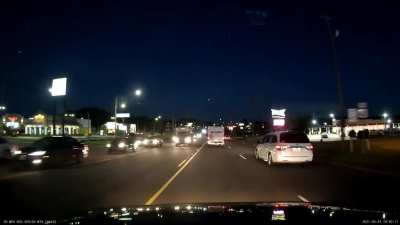 Saw a shooting star (or something) last night driving through Sanford NC.