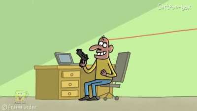 Wait his the target
