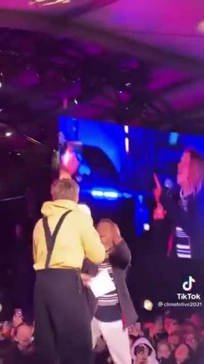 Greta Thunberg rickrolled her fans at a climate concert