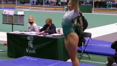 Lauren Hsu: Michigan State University gymnastics 💚🤍🤸‍♀<wbr>️