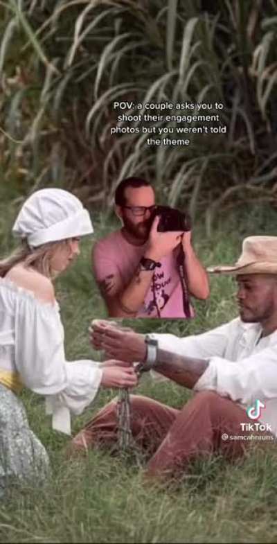 The wedding shoot