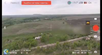 Ru pov: Su-25 narrowly flies over Russian drone 