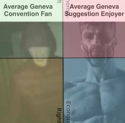Virgin Geneva convention vs Chad Geneva suggestion