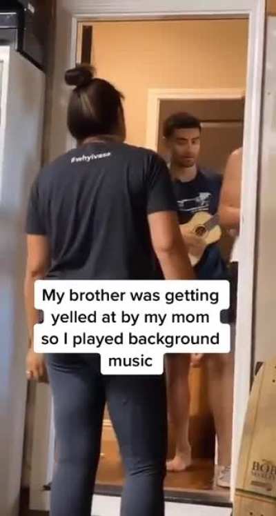 Mom is not impressed