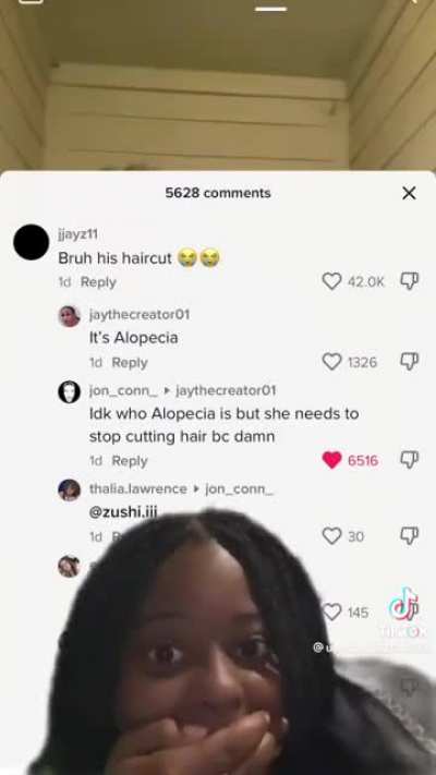 His hair wasn't even that bad...