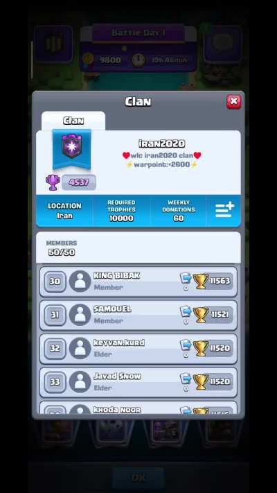 The US declared war on Iran just so we can finally win the clan wars after 5 months.
