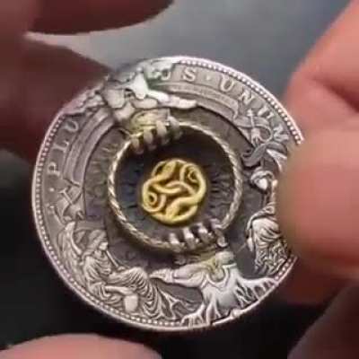 An antique coin that holds a ring! (+20 strength +5 attack)