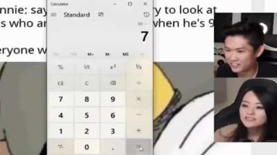 Lets do the math first then Laugh