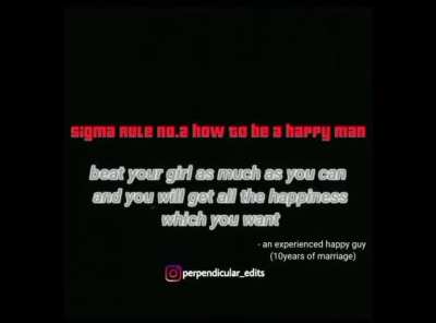 Men sigma 101