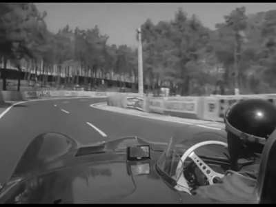Le Mans 1956 onboard camera. Commentary by Mike Hawthorn, who mentions the race was made 