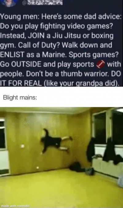 Y’all ever just wanna yeet yourself at a wall?
