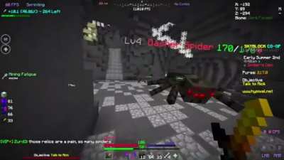 Never playing skyblock again