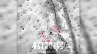 Group of Ukrainians from the 82о ДЖБр carrying their wounded/dead comrade get hit by drone dropped ordinance