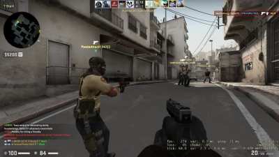 Be me: Shoot your buddy in CS:GO, proceed to wet yourself from laughter