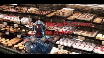 Aura rampages about gluten and leaves the bakery (Probably cursed)