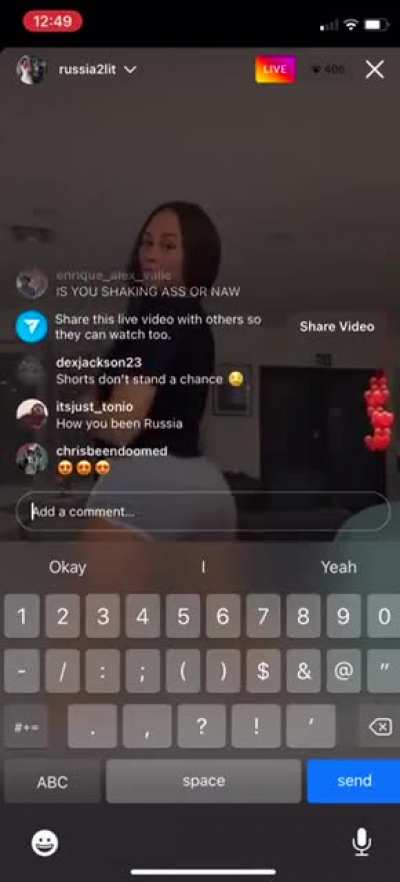 Twerk session 🍑🤍