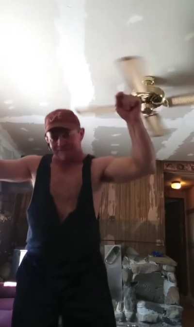 Lorne looking sexy whilst dancing for his girlfriend