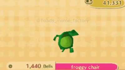 Just a normal video of froggy chair