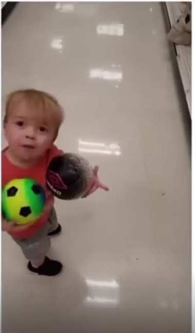 This kids reaction to puppy skeletons