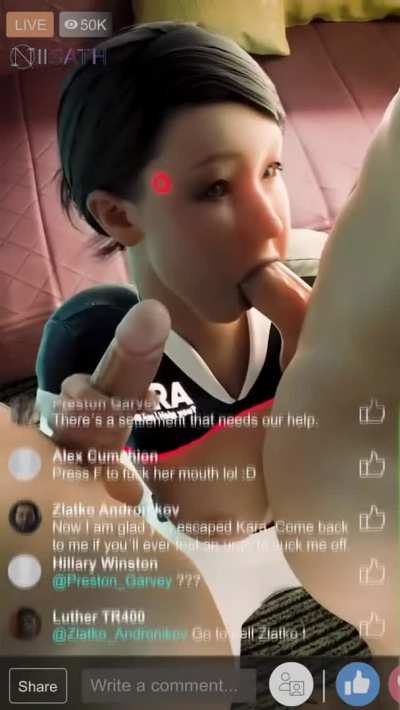 Kara Live Blowjob And Handjob (Sound Update) (Niisath) [Detroit: Become Human]