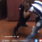 School Fight. Everyone wants a piece of this dude.