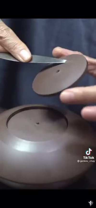 Watch a handmade teapot be crafted