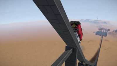 Ok what's the biggest problem with cargo monorails? Exactly. They can't fly to space. So I fixed that.