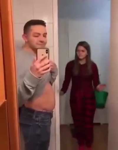 Punched testicles