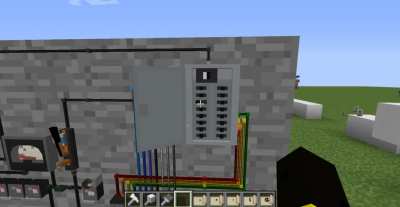 Some custom signal devices made with the little tiles mod