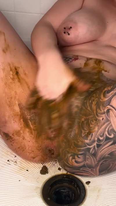 Vagina filled with scat + mastu<wbr>rbati<wbr>ng!!!