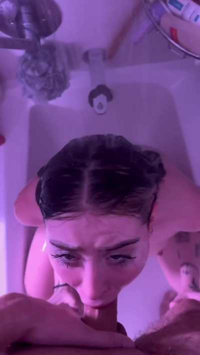 you don’t want a girl that sucks cock… you want a girl that worships it