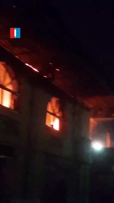 Despite the heavy repression, Iranians are still resisting the Islamic Regime, last night they burned down the Grand Mosque of Gorgan