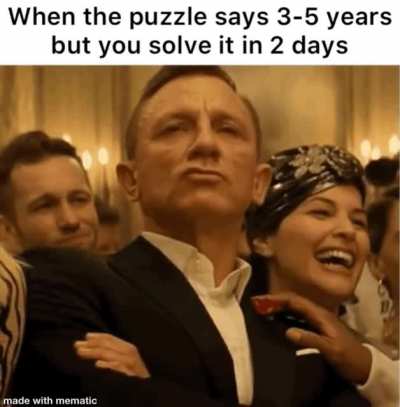 007 Daniel Craig nodding smugly