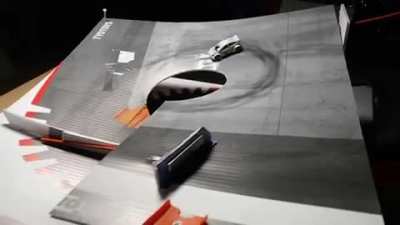 Using a magnet to make a toy car drift