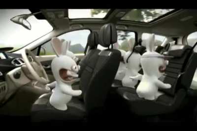 Grand Scenic Rabbids Invasion Ad (Last posted 11 years ago on YouTube by PortalCommunicadores)