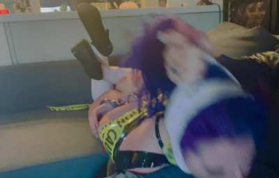 Housewife in heels bound and forced to suck
