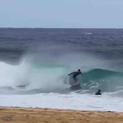 Surfer Does A Flippity Doo Dah