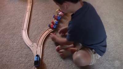 A two-year-old's solution to the trolley problem