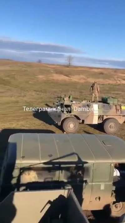 Ua pov • concentration of armored groups of the Armed Forces of Ukraine, consisting of VAB (4x4) armored personnel carriers transferred by France and Husky armored vehicles transferred by Great Britain in the Kherson direction