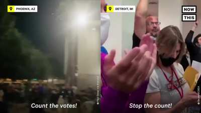 Stop the votes, Count the count!
