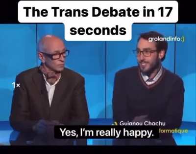 The Trans Debate in 17 seconds