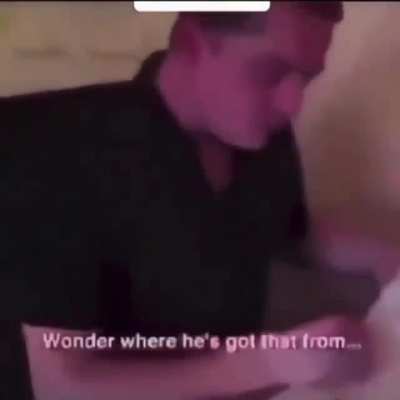 Wonder where he got from