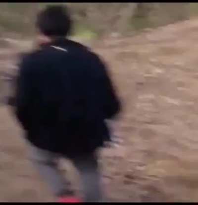 Riding down a hill on a bike with no brakes (aftermath in the comments)