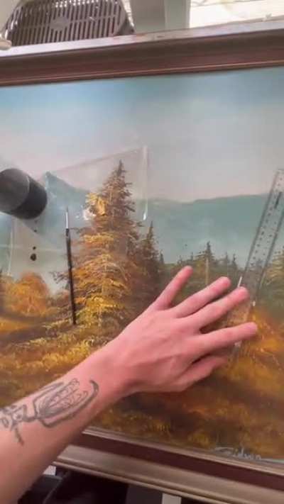 Restoring a painting