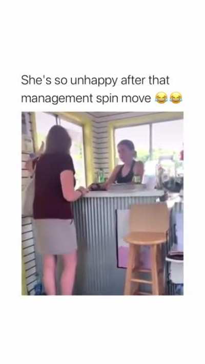 Management spin move was super effective!